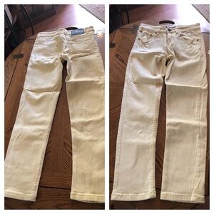 Victorious YELLOW Men's Skinny Fit Stretch Denim Jeans